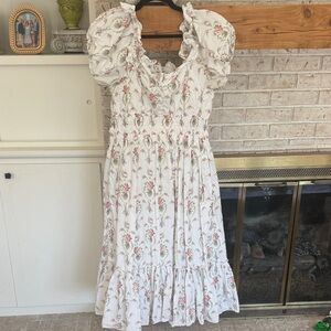 Loveshackfancy Floral Puff Sleeve Dress